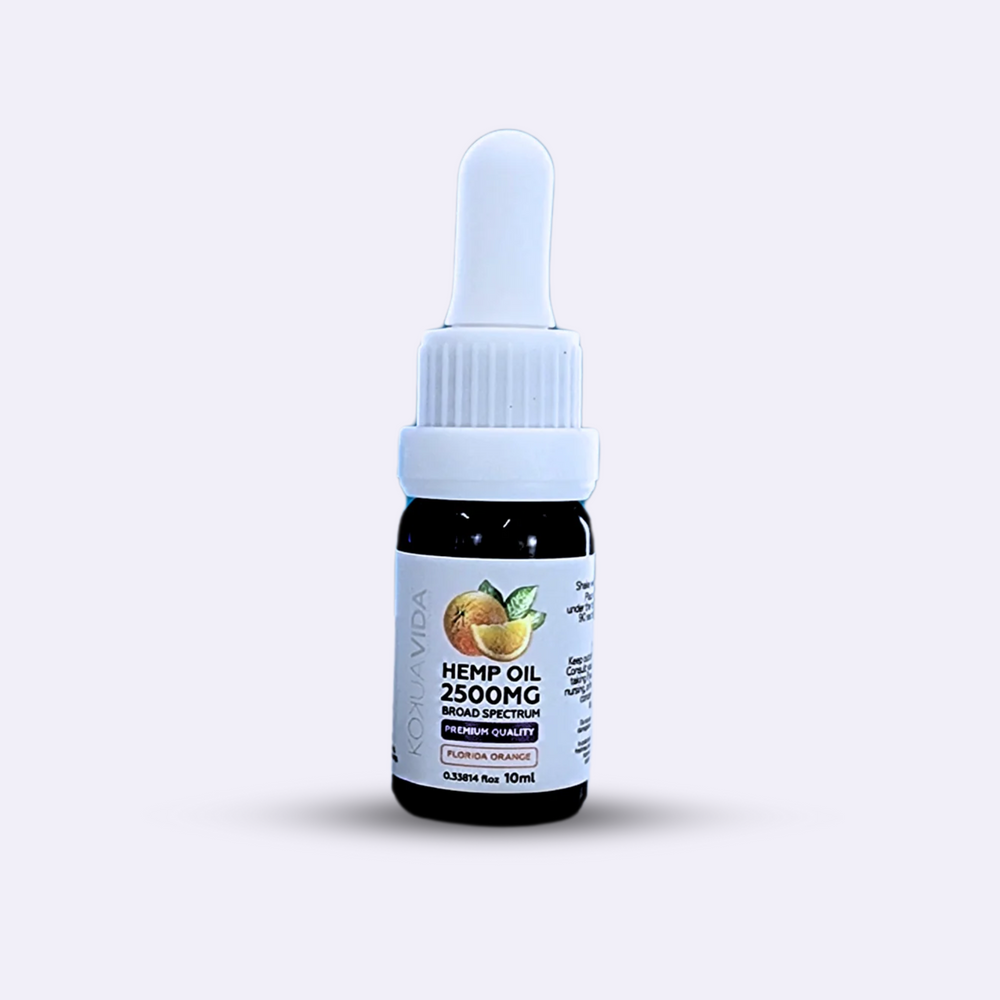 10ML-Broad Spectrum CBD Oil 2500mg - Florida Orange (EU)